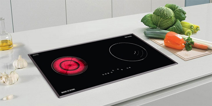 bếp từ tích hợp hồng ngoại